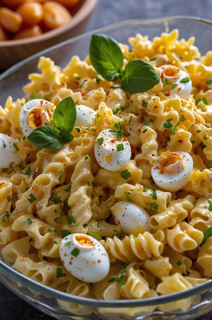 Deviled Egg Pasta Salad Recipe