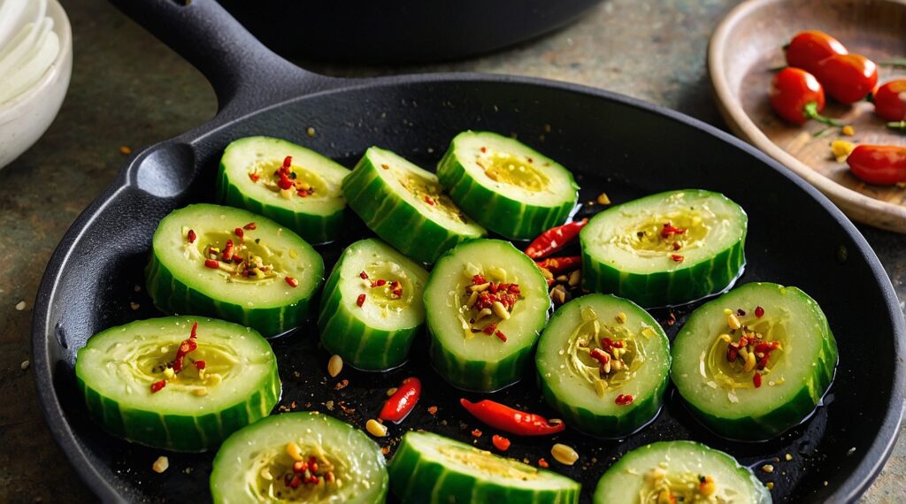 Are cucumbers good hot