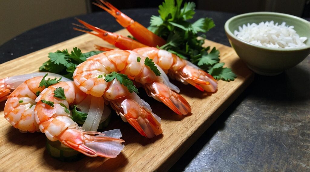 How to prepare shrimp for summer rolls