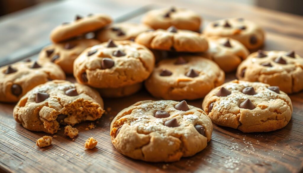 Peanut Butter Chocolate Chip Protein Cookies