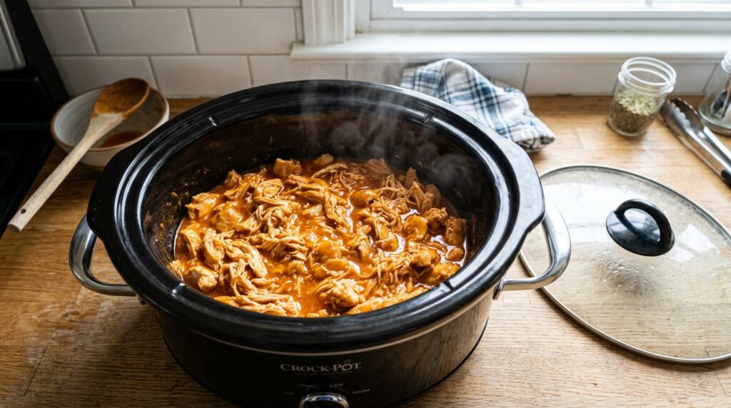 High Protein Buffalo Shredded Chicken