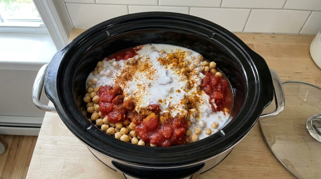 Crockpot Chickpea Tikka Masala