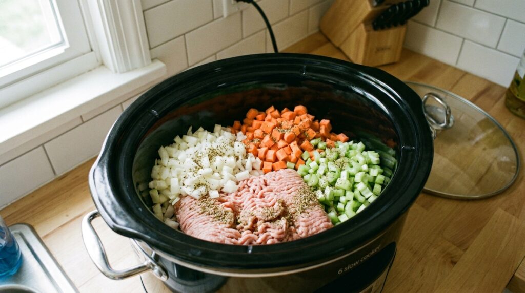 Crockpot Ground Turkey Bolognese