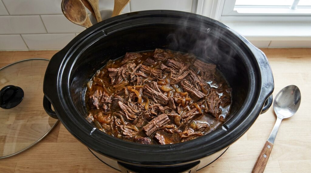 Crockpot Shredded Beef Meal Prep Bowls