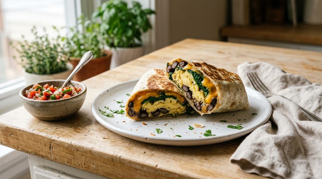 High-Protein Breakfast Burrito
