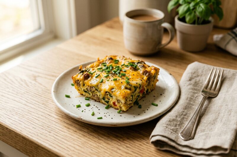 High-Protein Breakfast Casserole