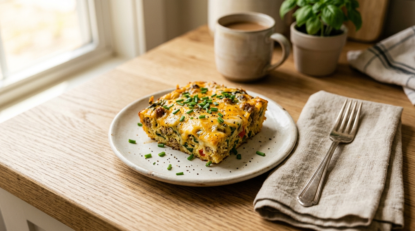 High-Protein Breakfast Casserole