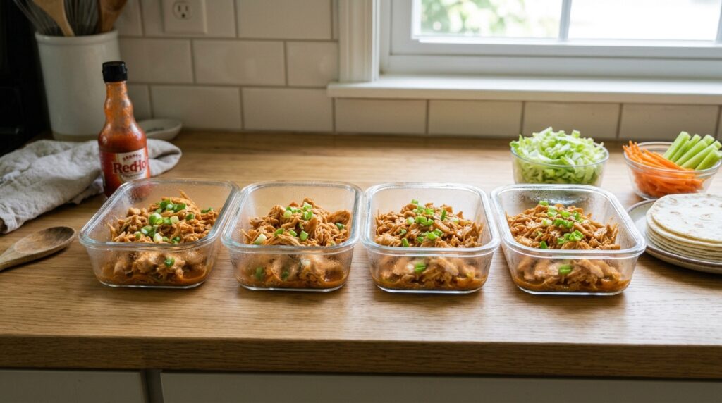 High-Protein Buffalo Chicken Wrap