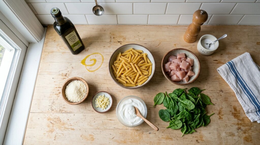 High-Protein Chicken Pasta
