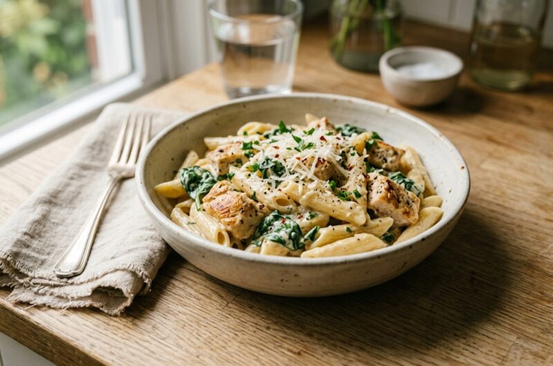 High-Protein Chicken Pasta