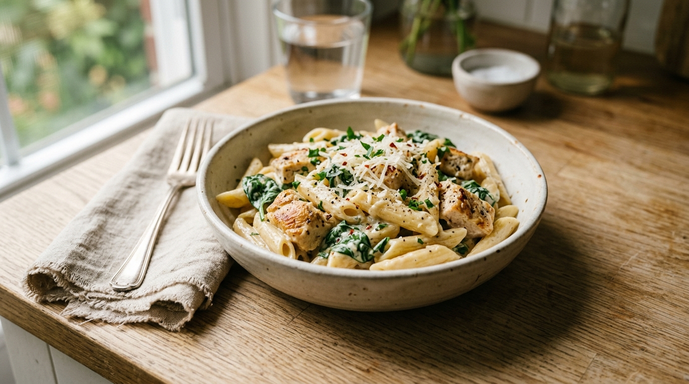 High-Protein Chicken Pasta