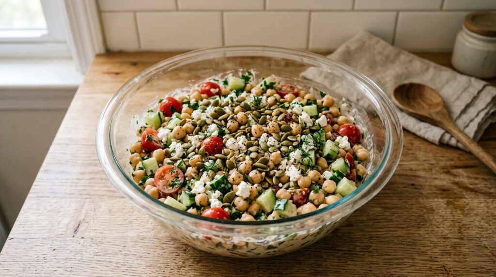 High-Protein Chickpea Salad