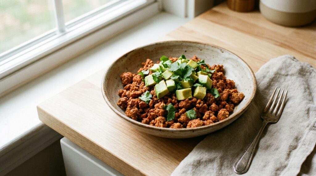 High-Protein Crockpot Turkey Taco Meat