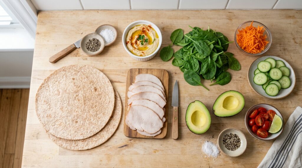 High-Protein Turkey Wrap