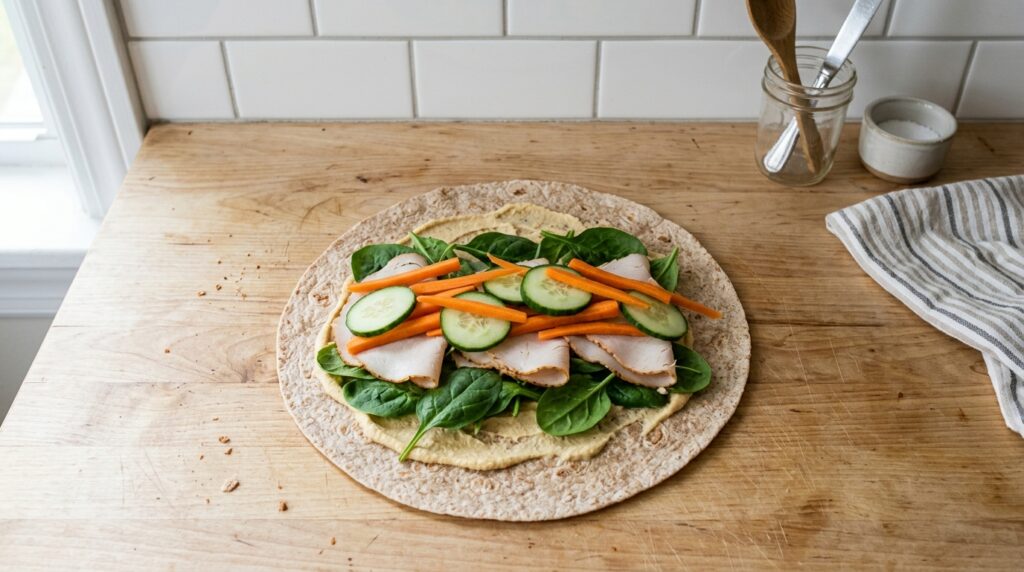High-Protein Turkey Wrap