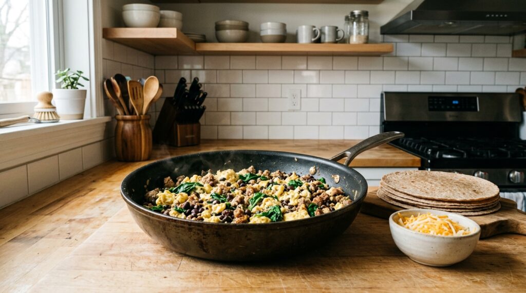 High-Protein Breakfast Burrito