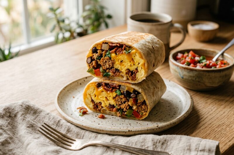 High-Protein Breakfast Burrito