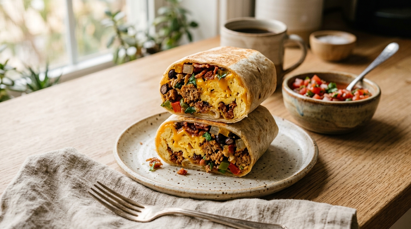 High-Protein Breakfast Burrito