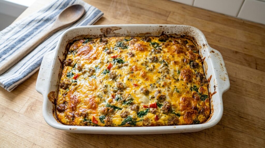 High-Protein Breakfast Casserole