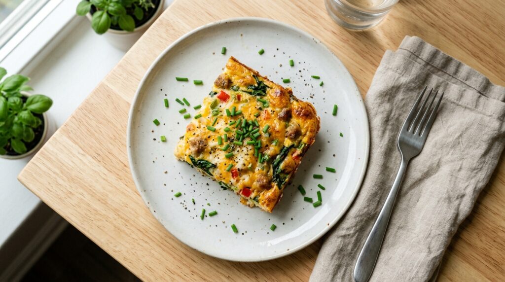 High-Protein Breakfast Casserole