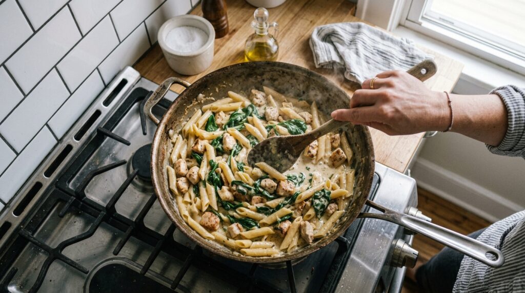 High-Protein Chicken Pasta