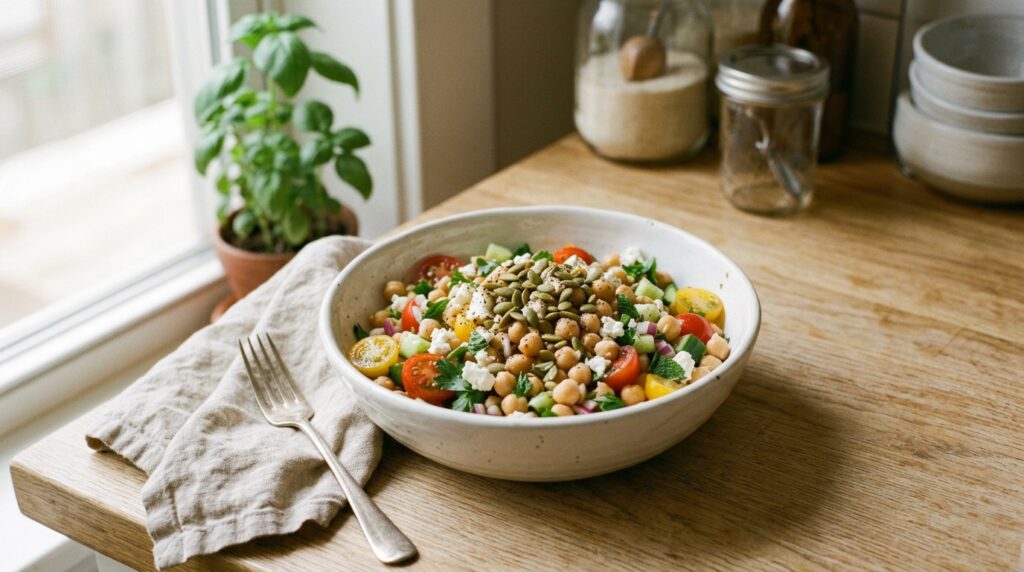 High-Protein Chickpea Salad