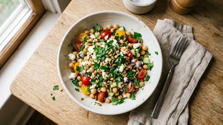High-Protein Chickpea Salad