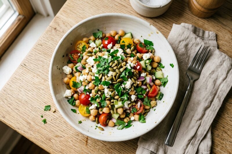 High-Protein Chickpea Salad