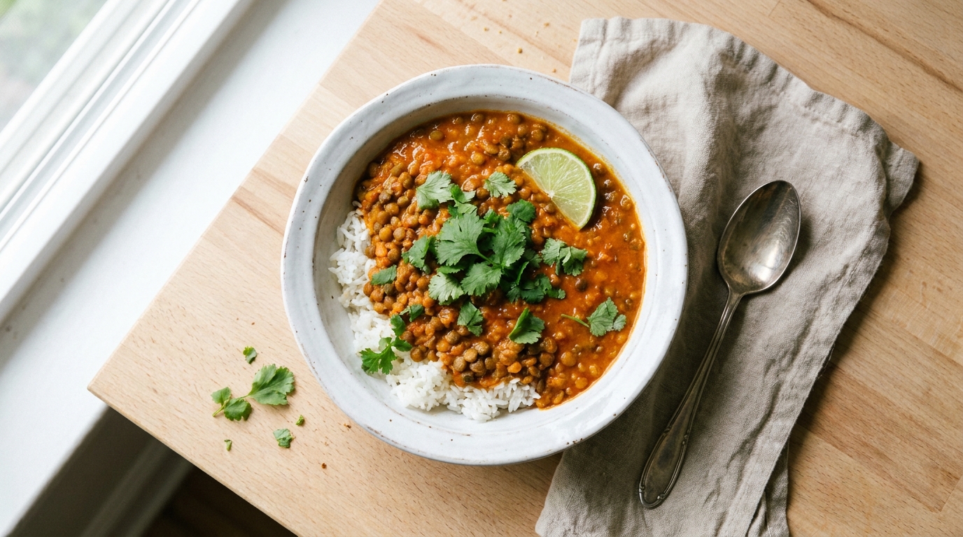 Crockpot Lentil Curry