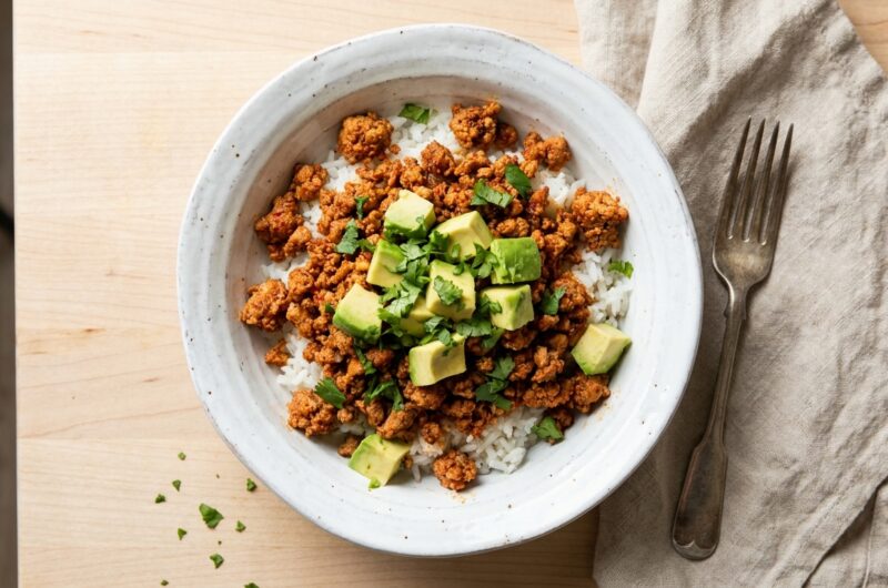 High-Protein Crockpot Turkey Taco Meat