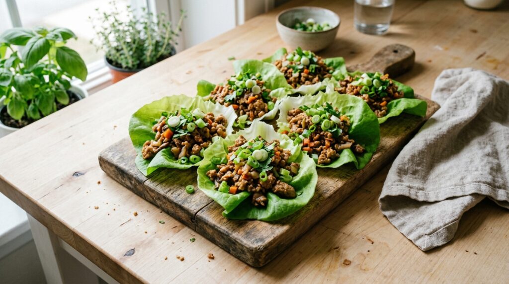 High-Protein Lettuce Wraps