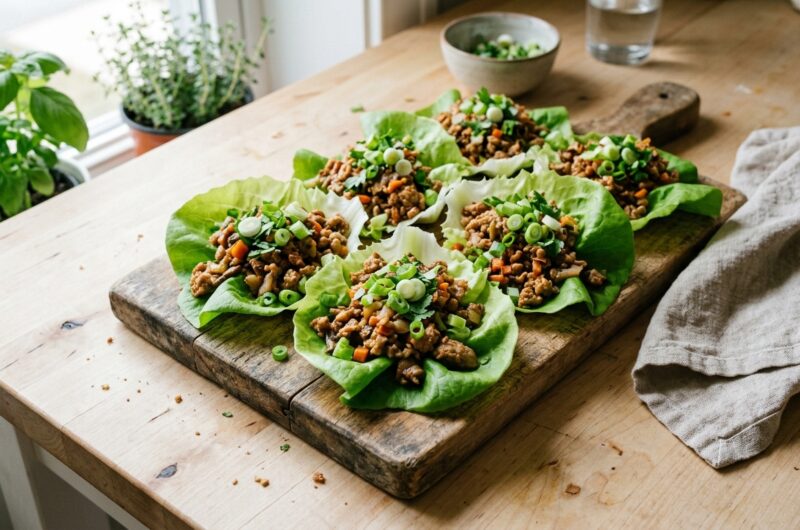 High-Protein Lettuce Wraps