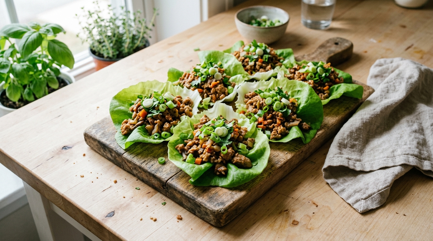 High-Protein Lettuce Wraps
