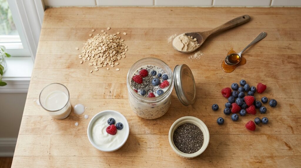High-Protein Overnight Oats