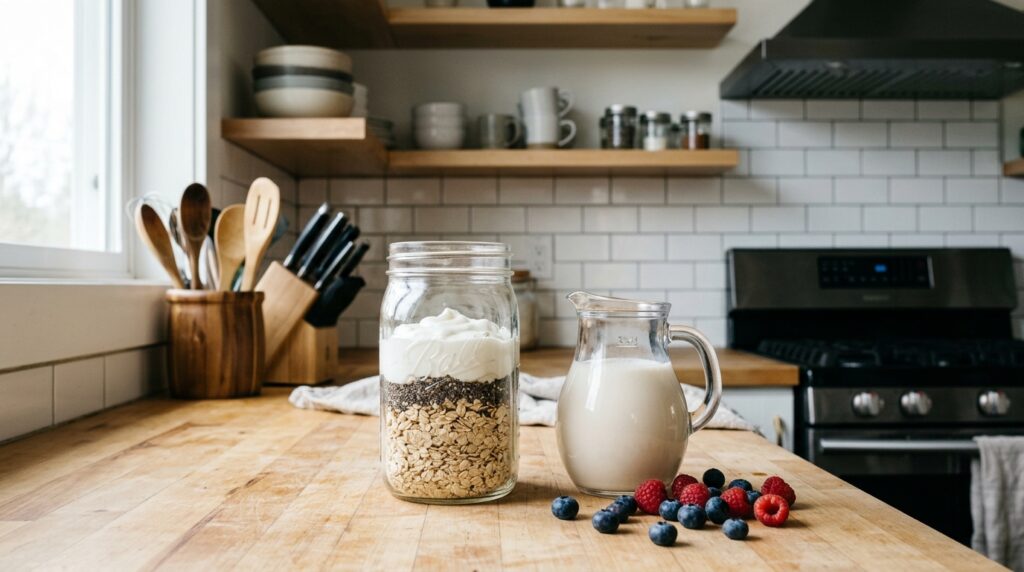 High-Protein Overnight Oats