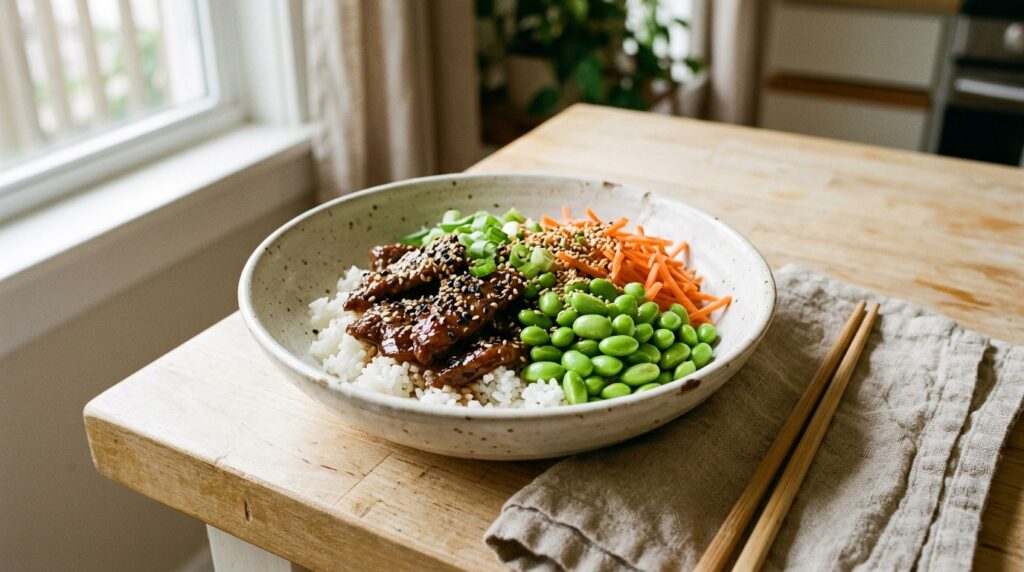 High-Protein Rice Bowl
