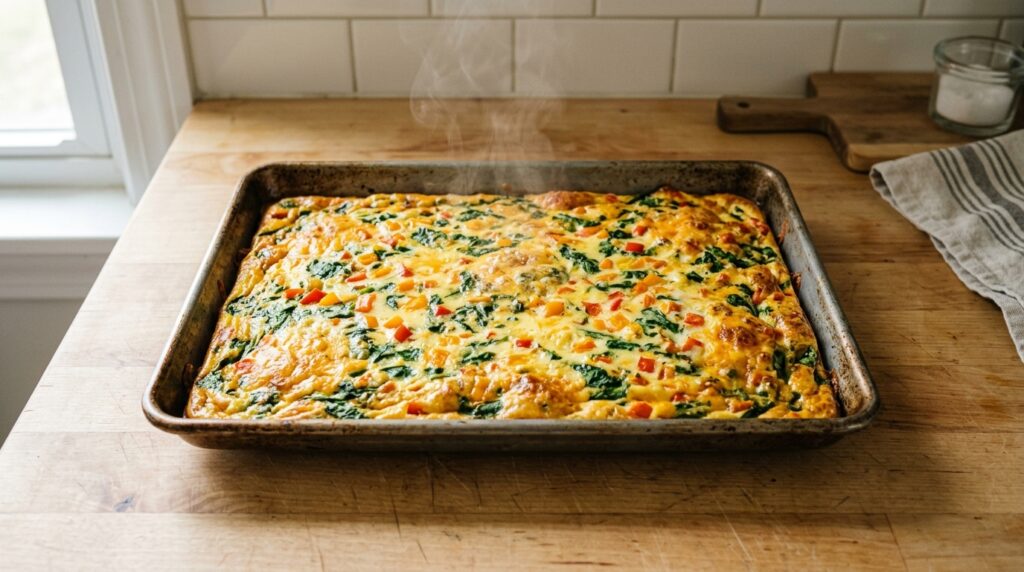 High-Protein Sheet Pan Eggs
