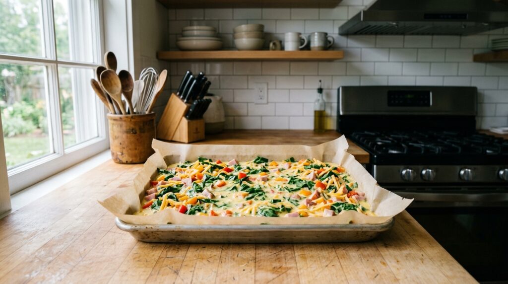High-Protein Sheet Pan Eggs