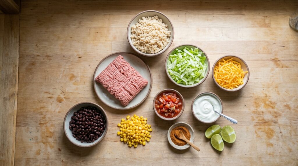 High-Protein Taco Bowl