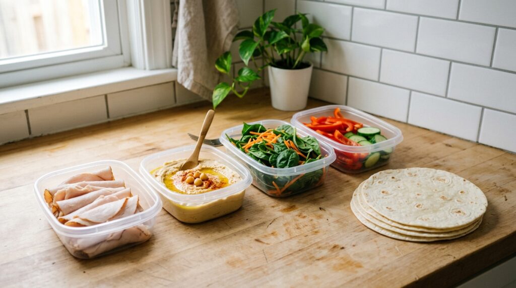 High-Protein Turkey Wrap