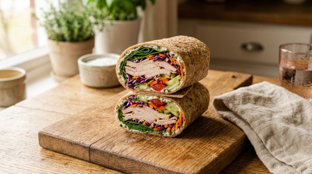 High-Protein Turkey Wrap