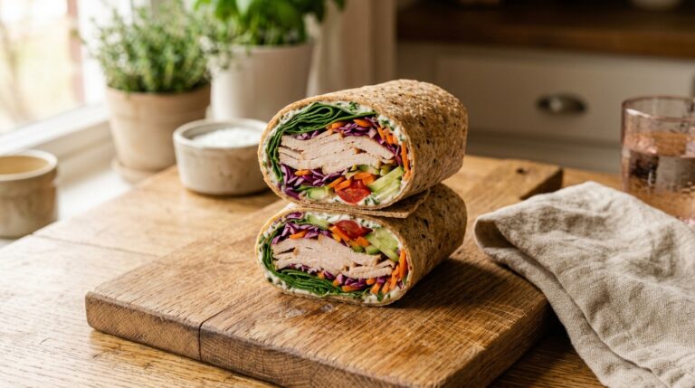 High-Protein Turkey Wrap