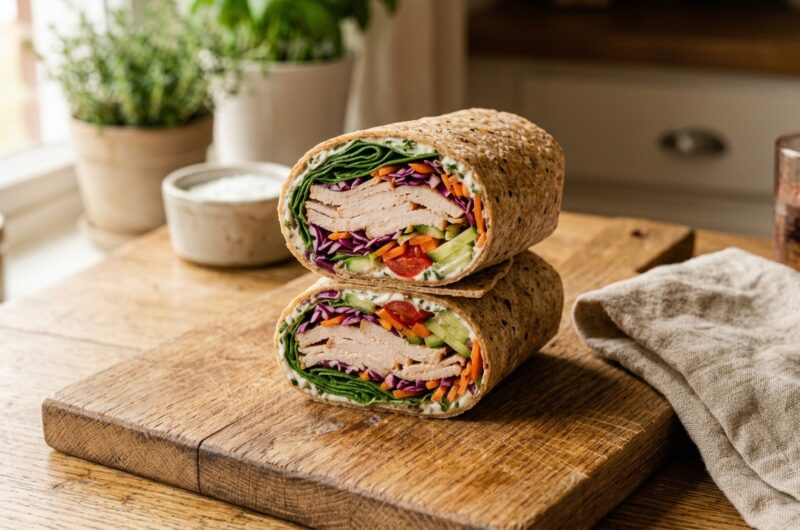 High-Protein Turkey Wrap