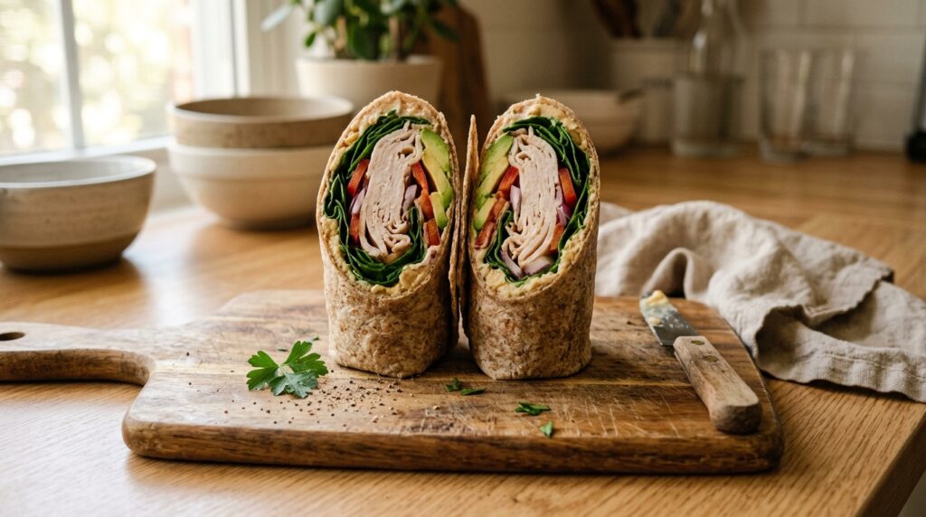 High-Protein Turkey Wrap