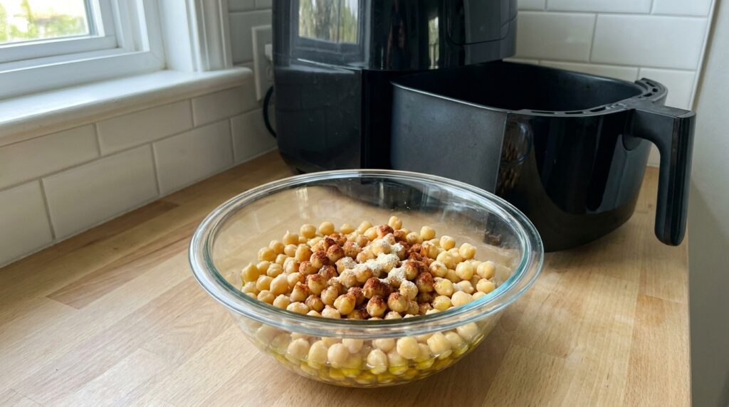 Air Fryer Chickpeas