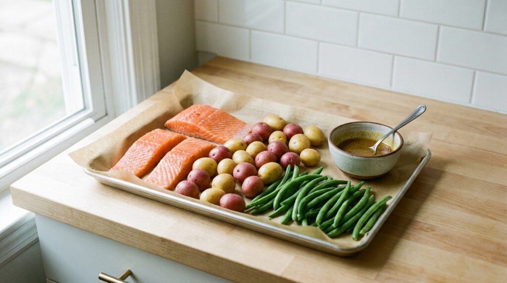 Baked Salmon Dinner