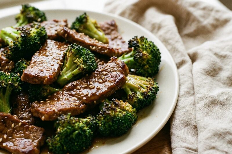 High-Protein Beef and Broccoli