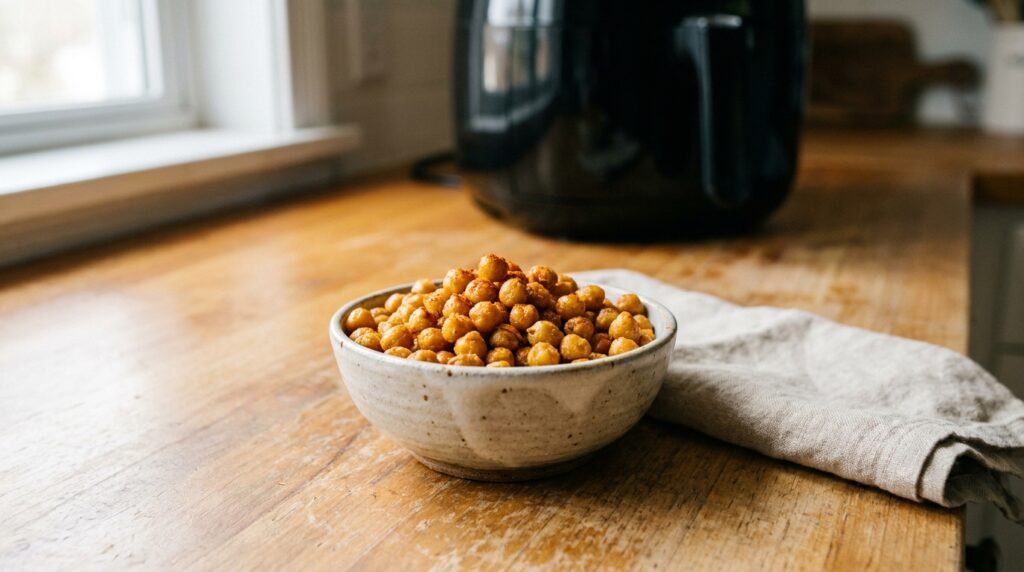 Air Fryer Chickpeas