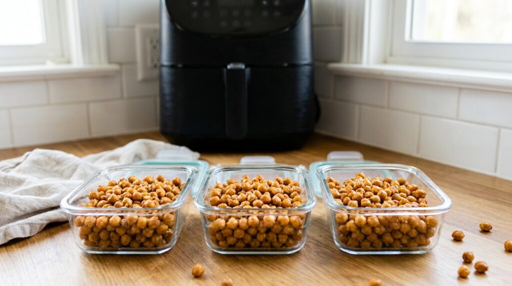 Air Fryer Chickpeas