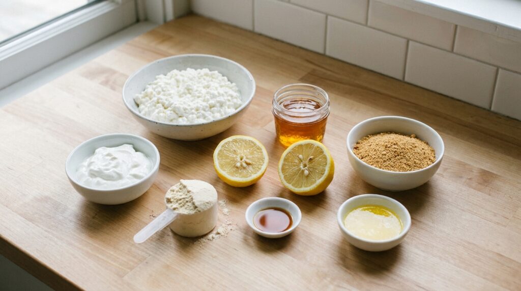 Cottage Cheese Cheesecake Bites